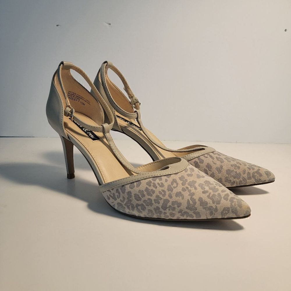 Violet and red paisley 7.5m women's heels
